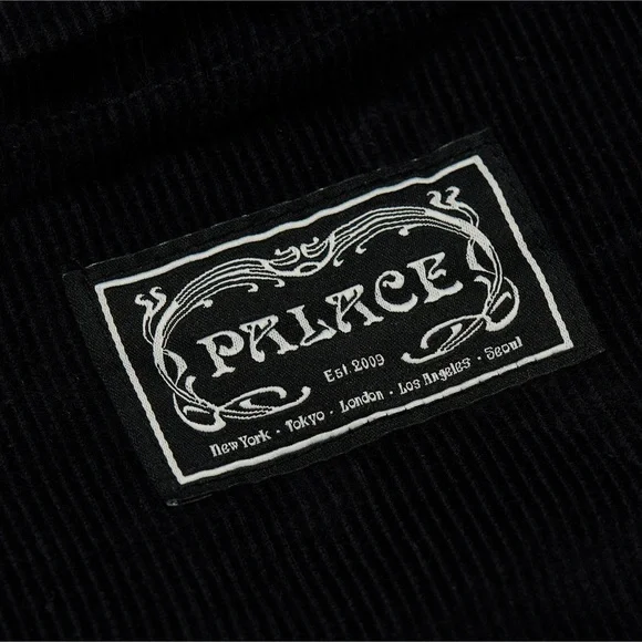 Palace NEEDLE CORD BEACH TROUSER BLACK Waist.size 34 Pants Slacks Cords